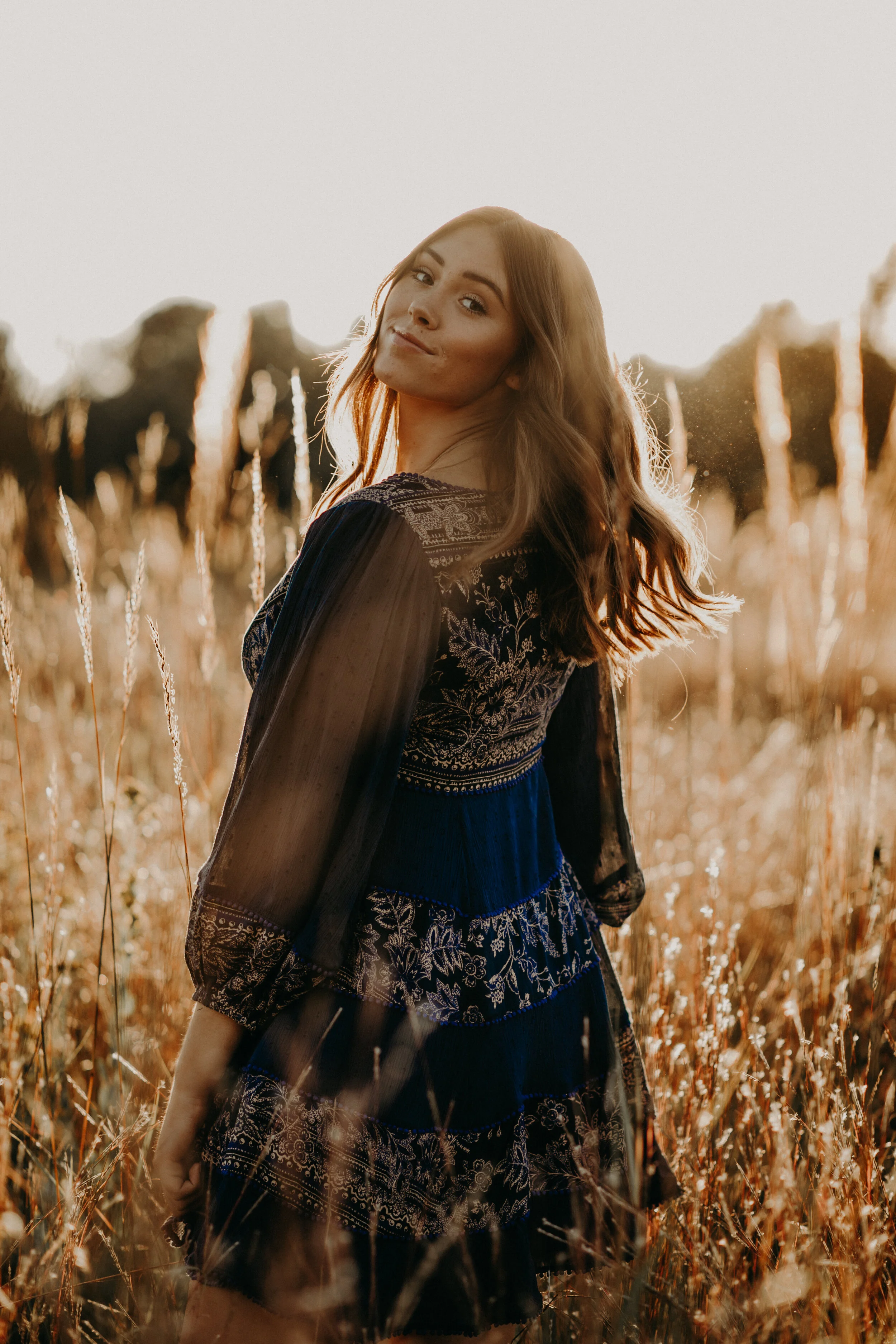 Free people wishing sales well midi dress